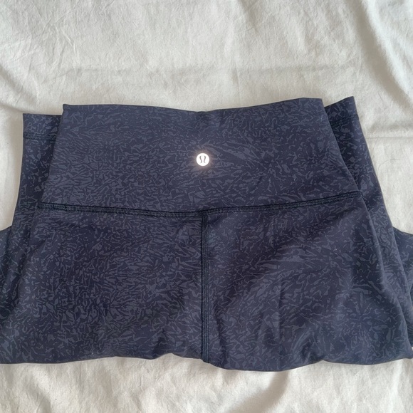 Lululemon Wunder Train High-Rise Tight 25" Crunch Black - Picture 3 of 4